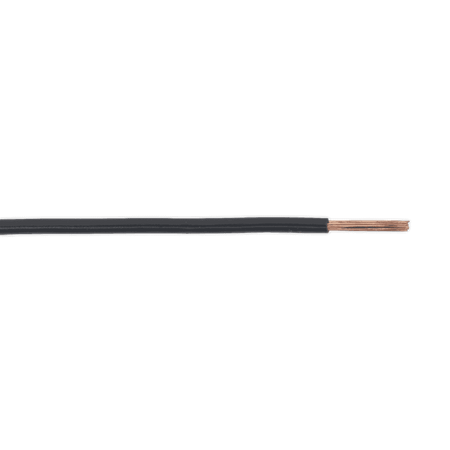 Sealey Thin Wall Single Automotive Cable 2mm² 28/0.30mm 50m - Black Model No-20257