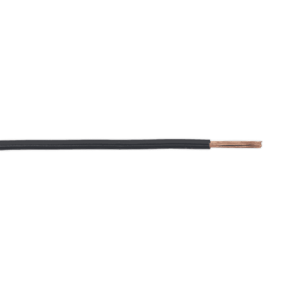 Sealey Thin Wall Cable Single 2mmÃ‡Â« 28/0.30mm 50mtr Black Model No-20257