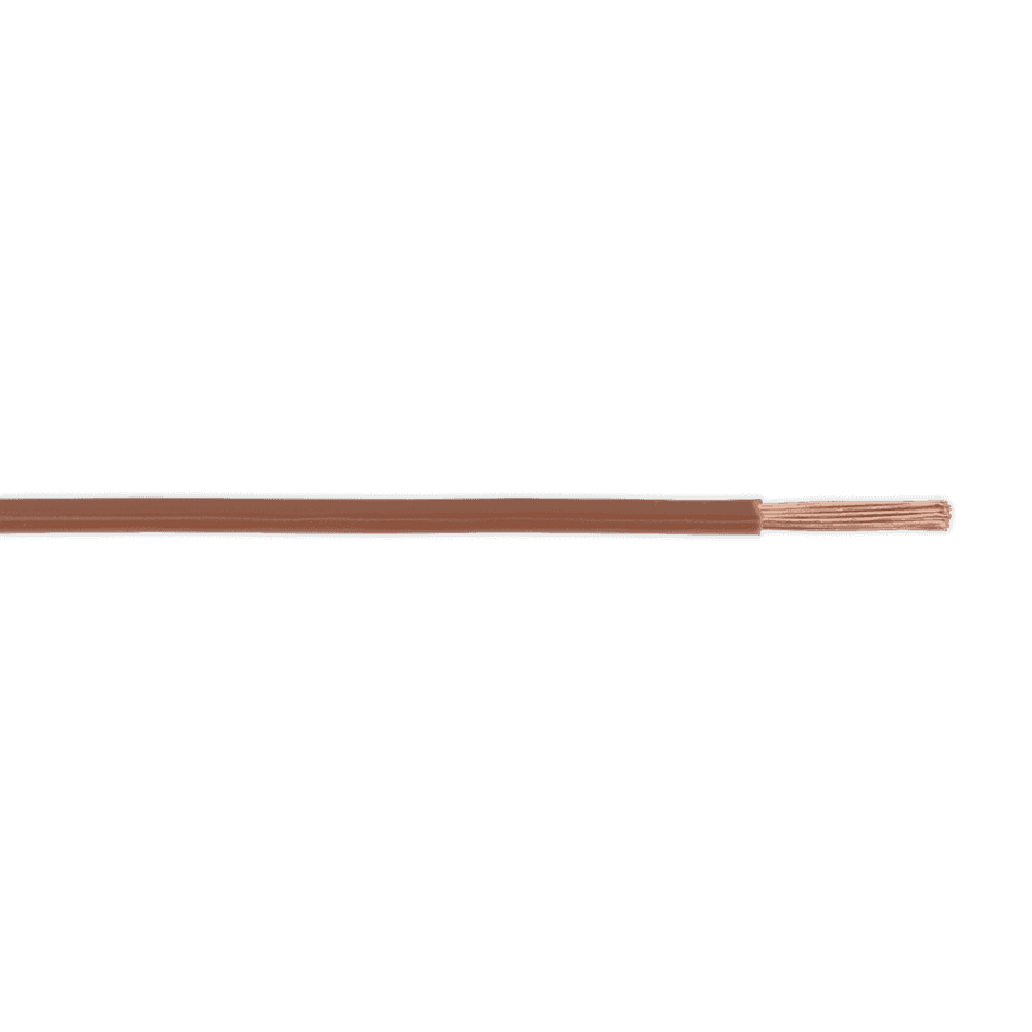 Sealey Thin Wall Cable Single 2mmÃ‡Â« 28/0.30mm 50mtr Brown Model No-20258