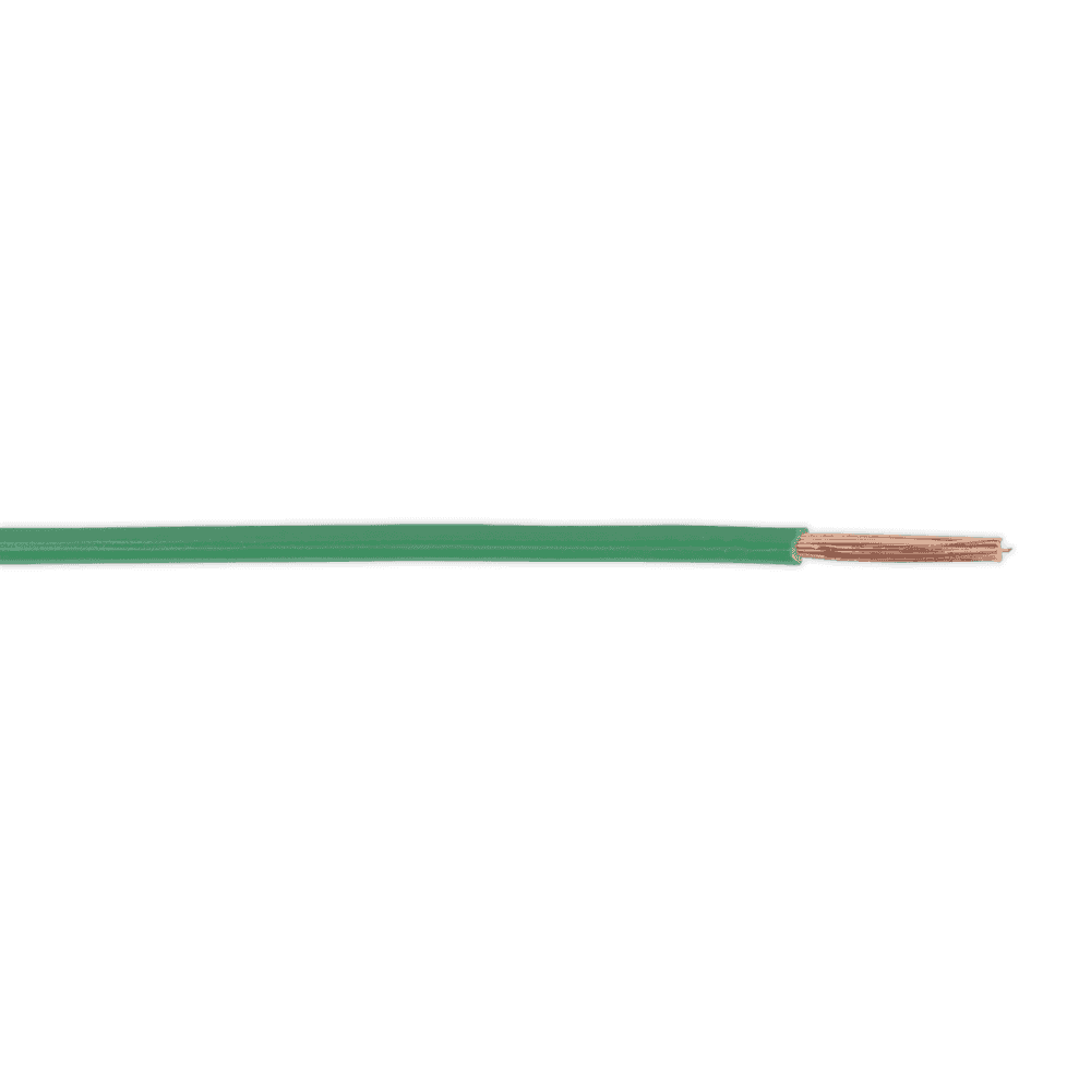 Sealey Thin Wall Single Automotive Cable 2mm² 28/0.30mm 50m - Green Model No-20260