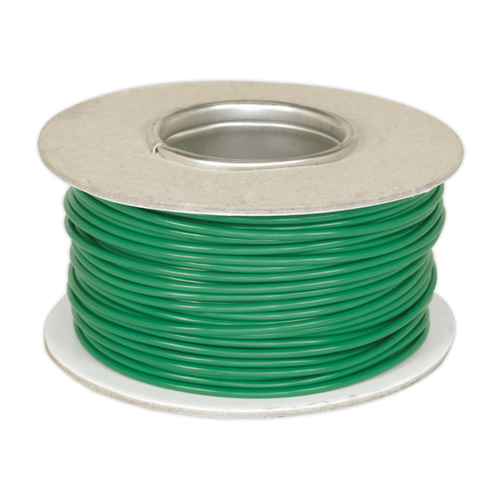 Sealey Thin Wall Single Automotive Cable 2mm² 28/0.30mm 50m - Green Model No-20260