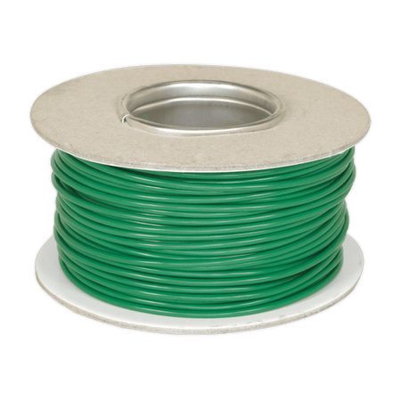 Sealey Thin Wall Single Automotive Cable 2mm² 28/0.30mm 50m - Green Model No-20260