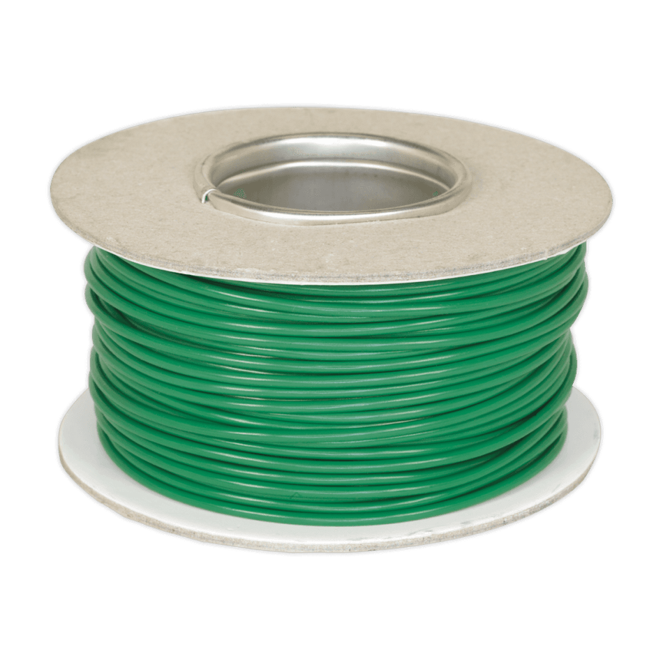 Sealey Thin Wall Cable Single 2mmÃ‡Â« 28/0.30mm 50mtr Green Model No-20260