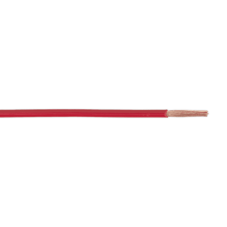 Sealey Thin Wall Single Automotive Cable 2mm² 28/0.30mm 50m - Red Model No-20261