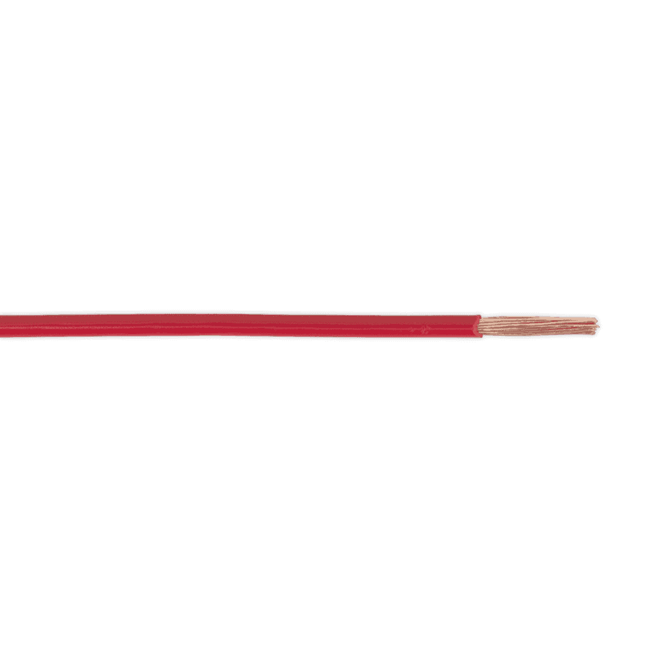 Sealey Thin Wall Cable Single 2mmÃ‡Â« 28/0.30mm 50mtr Red Model No-20261