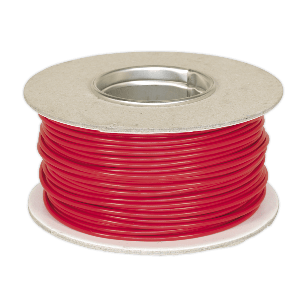 Sealey Thin Wall Single Automotive Cable 2mm² 28/0.30mm 50m - Red Model No-20261