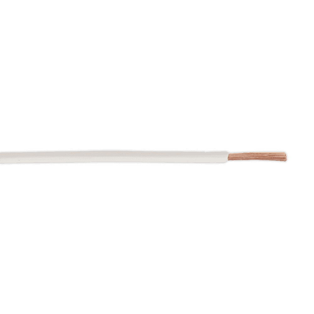 Sealey Thin Wall Automotive Cable Single 2mm² 28/0.30mm 50m - White Model No-20262