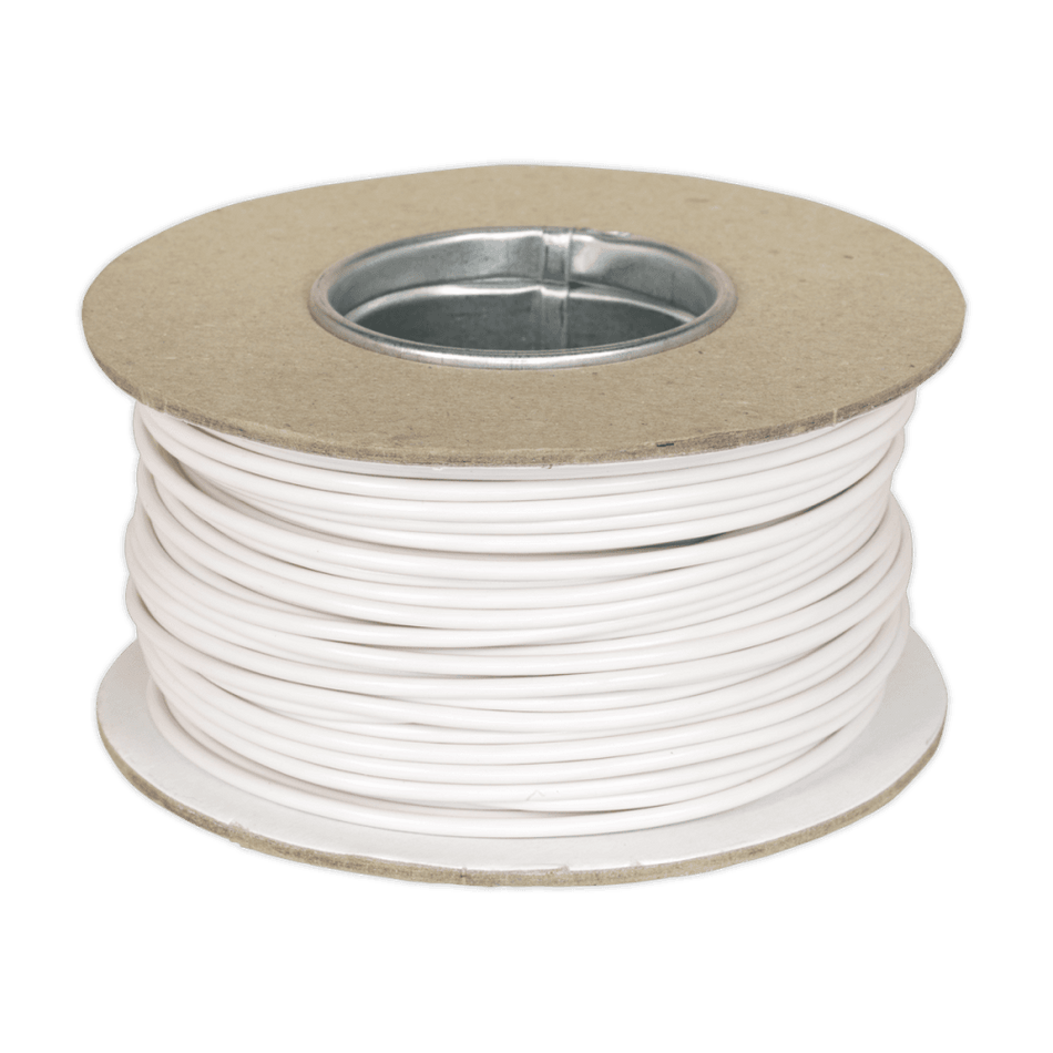 Sealey Thin Wall Cable Single 2mmÃ‡Â« 28/0.30mm 50mtr White Model No-20262