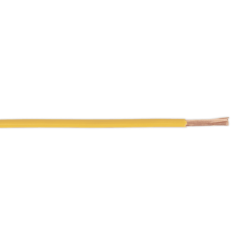Sealey Thin Wall Cable Single 2mmÃ‡Â« 28/0.30mm 50mtr Yellow Model No-20263