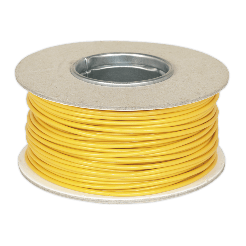 Sealey Thin Wall Automotive Cable Single 2mm² 28/0.30mm 50m - Yellow Model No-20263