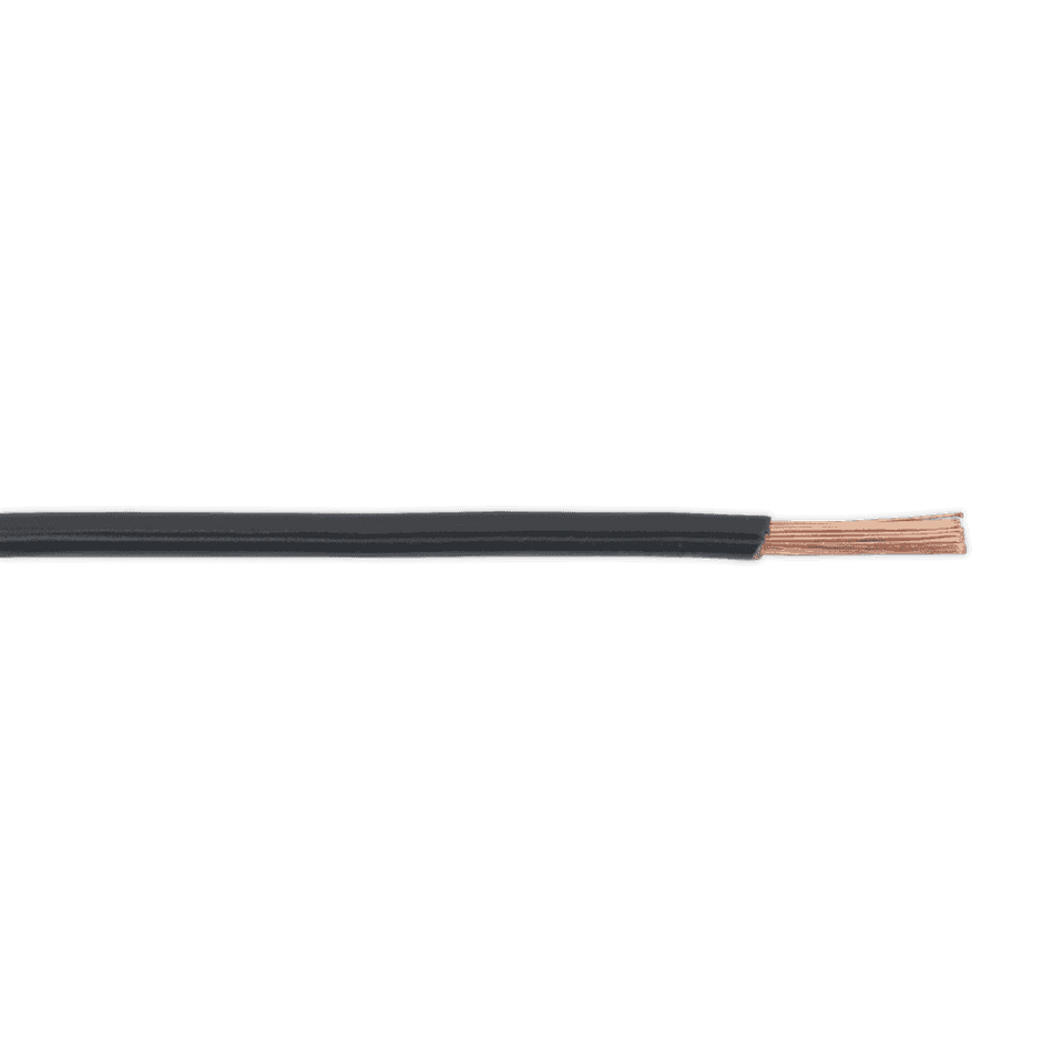 Sealey Thin Wall Cable Single 3mmÃ‡Â« 44/0.30mm 30mtr Black Model No-20264