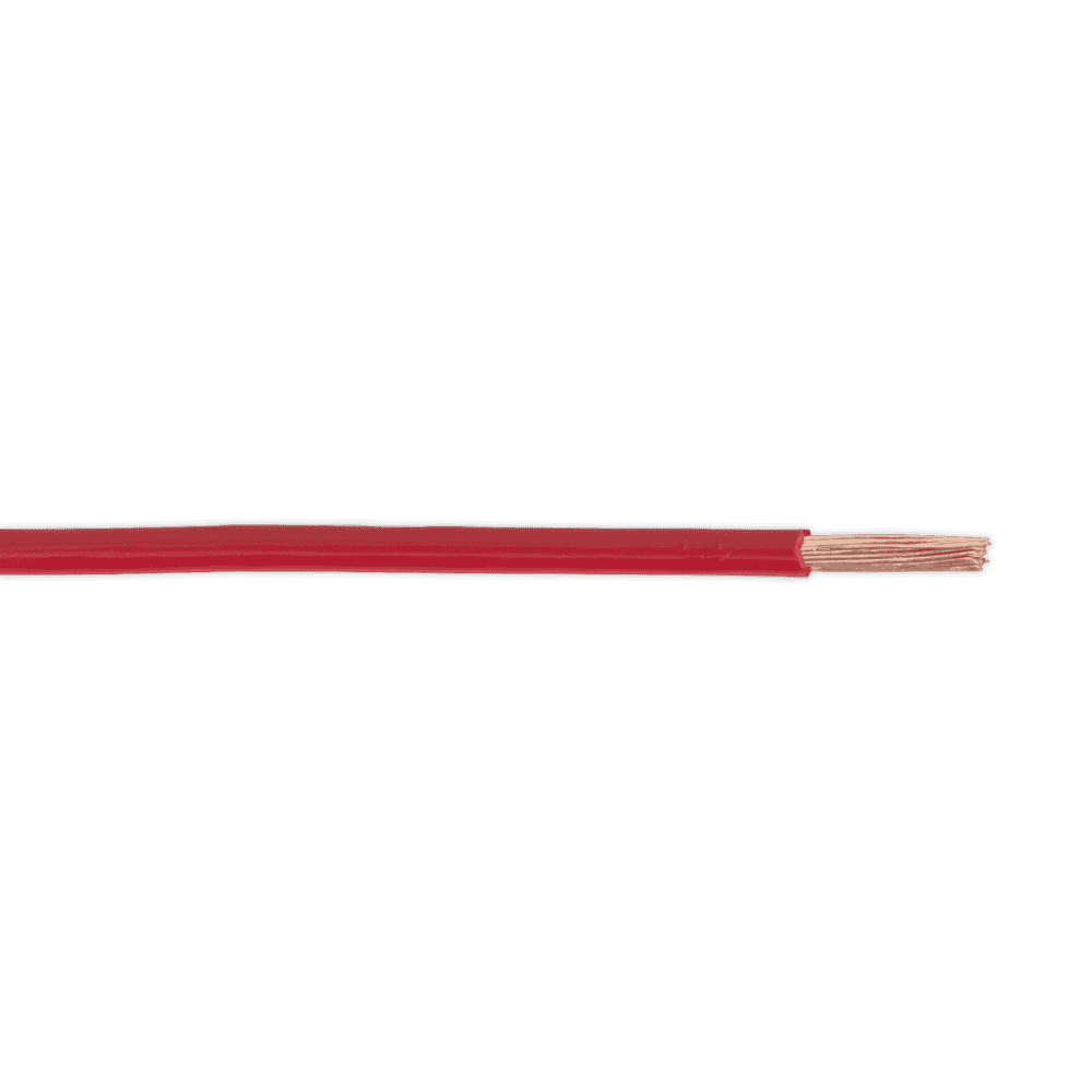 Sealey Automotive Cable Thin Wall Single 3mm² 44/0.30mm 30m - Red Model No-20265