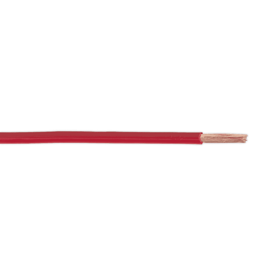 Sealey Thin Wall Cable Single 3mmÃ‡Â« 44/0.30mm 30mtr Red Model No-20265