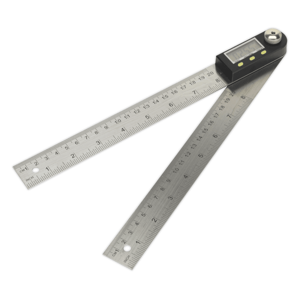 Sealey Digital Angle Rule 8" (200mm) Model No-20279