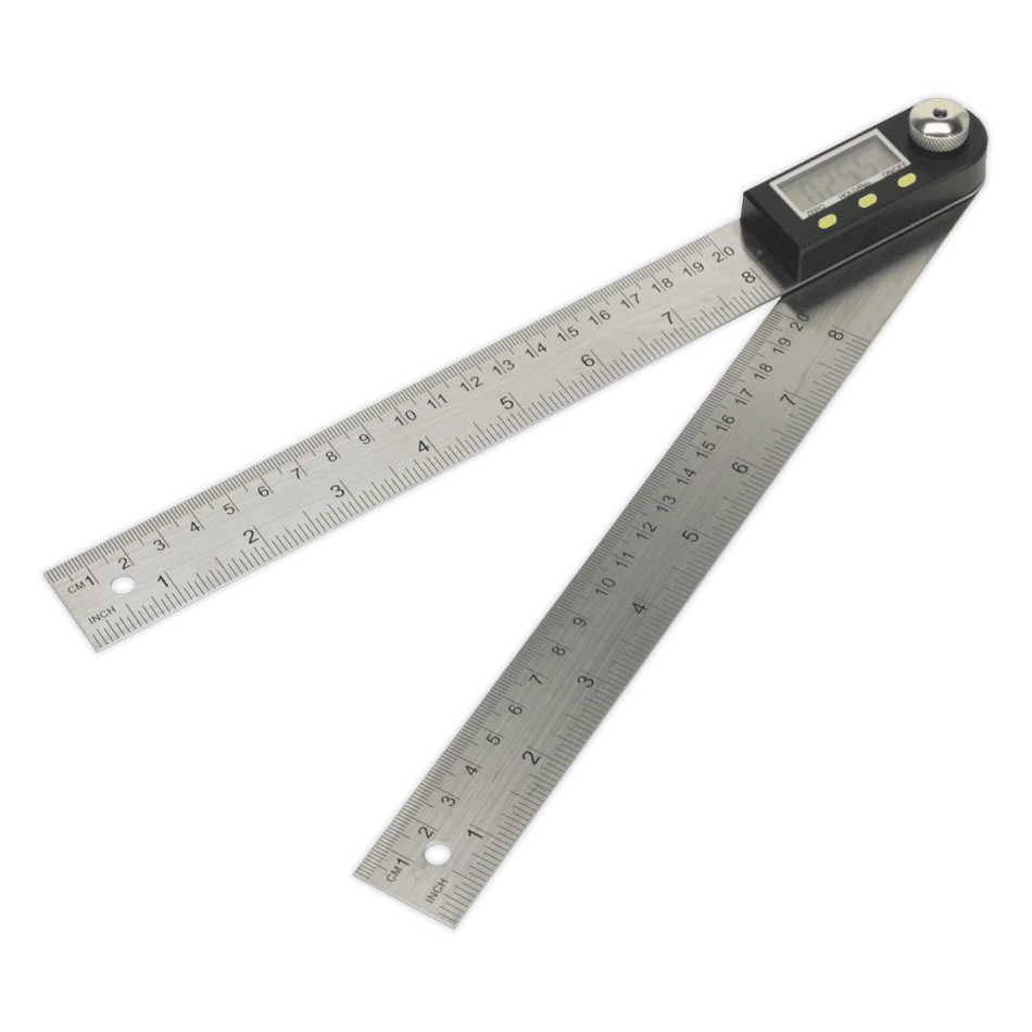 Sealey Digital Angle Rule 200mm/8" Model No-20279