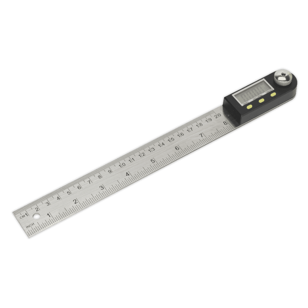Sealey Digital Angle Rule 8" (200mm) Model No-20279
