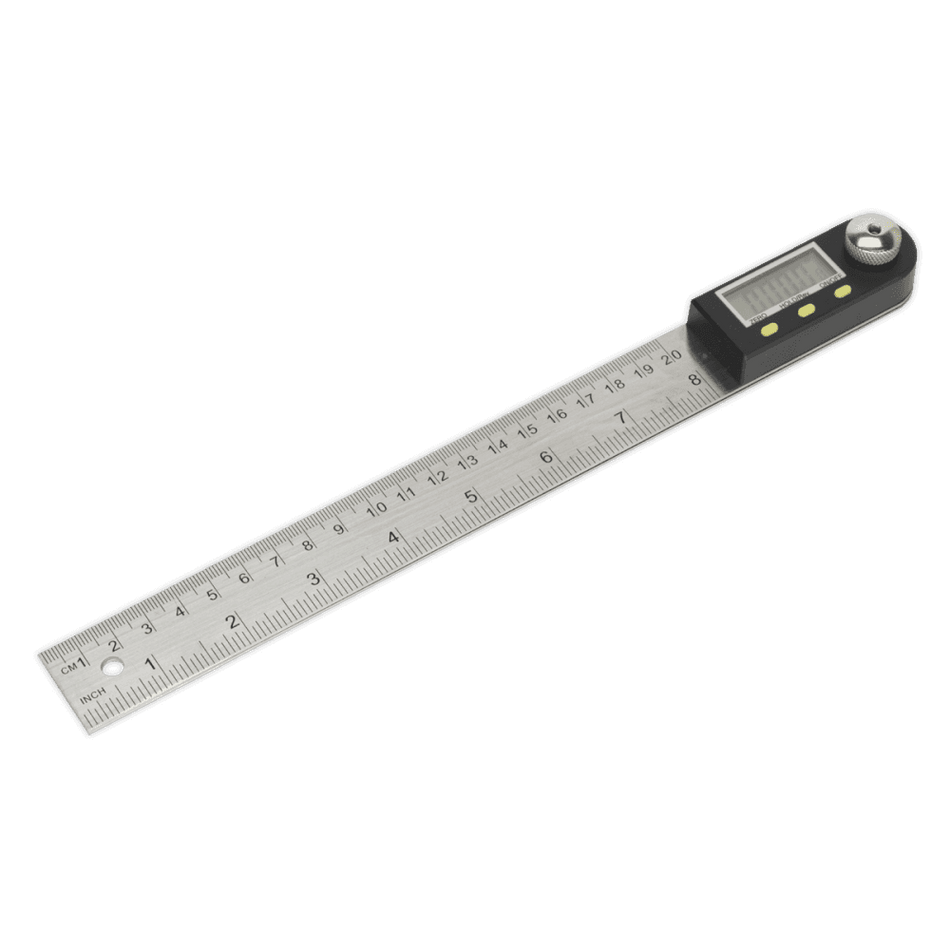 Sealey Digital Angle Rule 200mm/8" Model No-20279