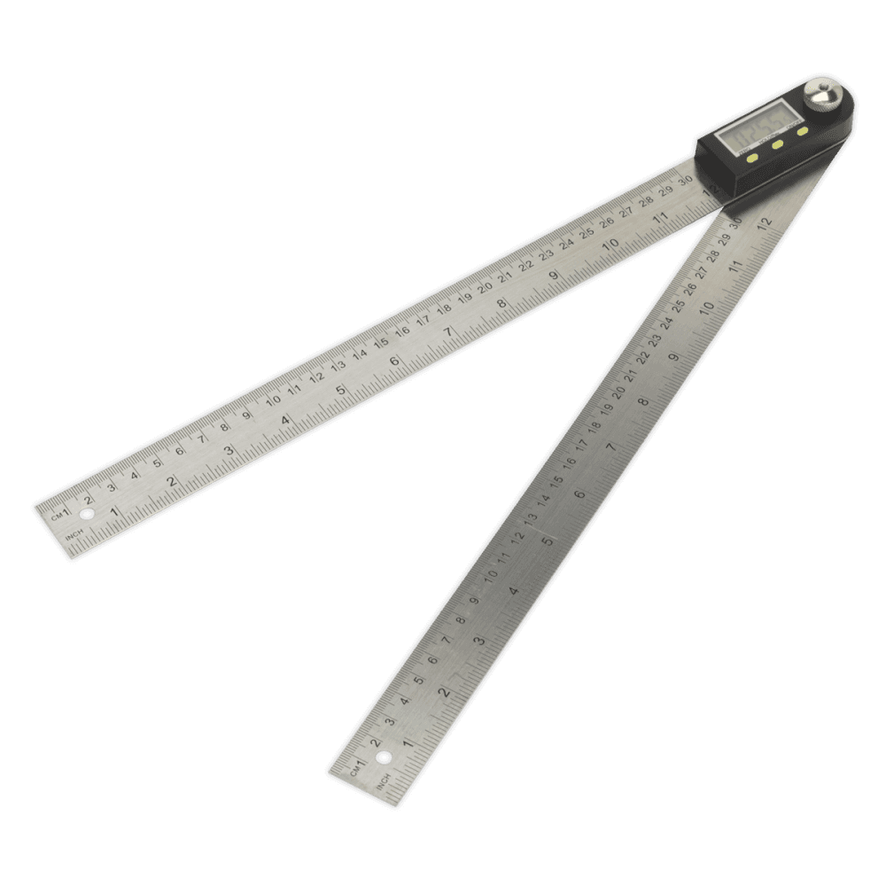 Sealey Digital Angle Rule 12" (300mm) Model No-20280