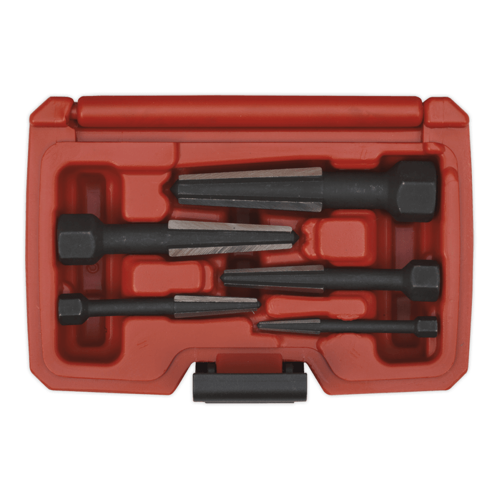 Sealey Screw Extractor Set 5pc Double Edge Model No-20281