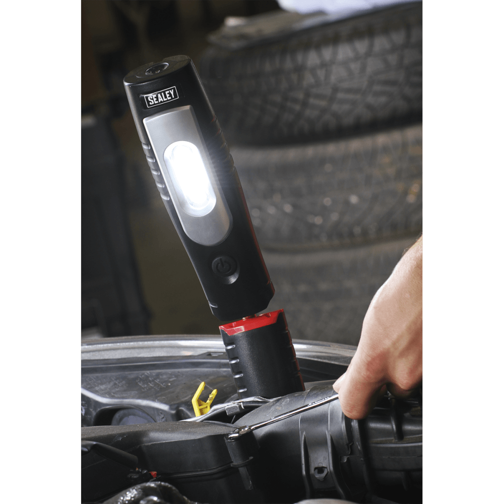 Sealey Rechargeable 360° Inspection Light 4W & 3W SMD LED - Black Model No-20313