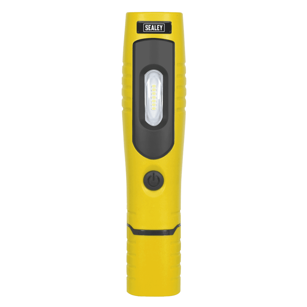 Sealey Rechargeable 360° Inspection Light 4W & 3W SMD LED - Yellow Model No-20315