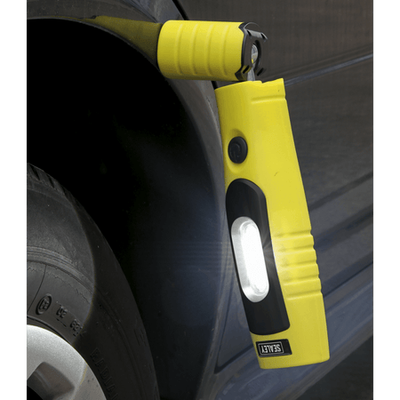 Sealey Rechargeable 360° Inspection Light 4W & 3W SMD LED - Yellow Model No-20315