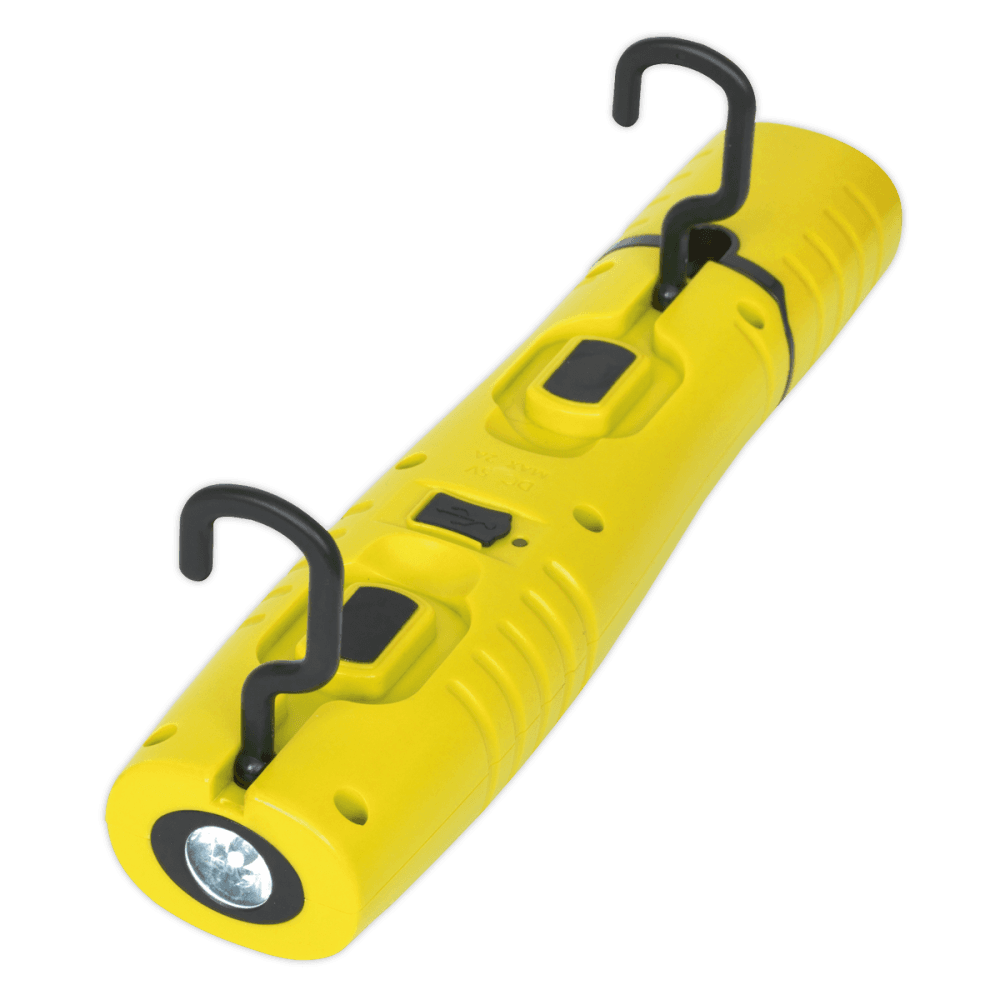 Sealey Rechargeable 360° Inspection Light 4W & 3W SMD LED - Yellow Model No-20315