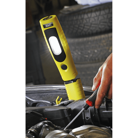 Sealey Rechargeable 360° Inspection Light 4W & 3W SMD LED - Yellow Model No-20315