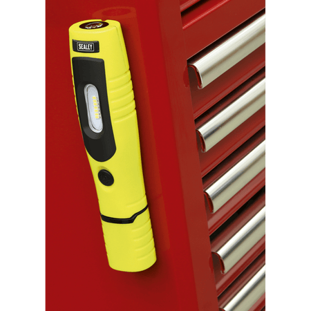 Sealey Rechargeable 360° Inspection Light 4W & 3W SMD LED - Yellow Model No-20315