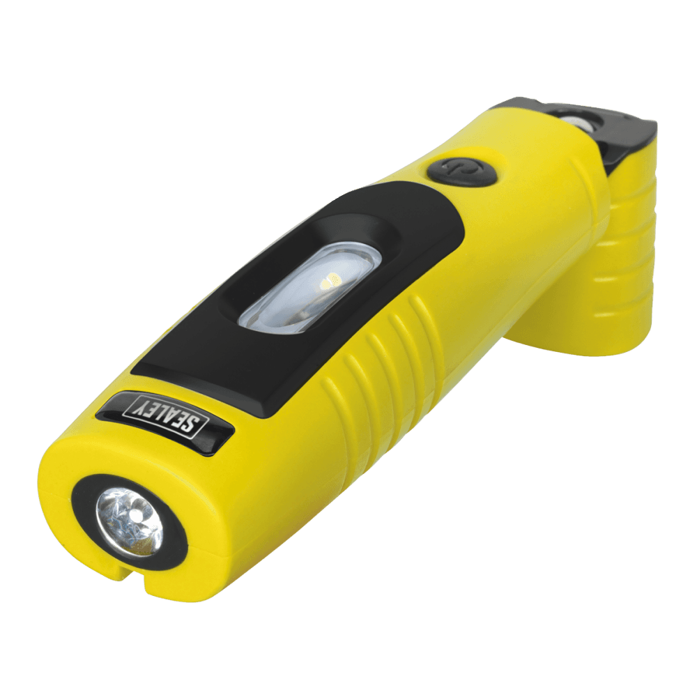 Sealey Rechargeable 360° Inspection Light 4W & 3W SMD LED - Yellow Model No-20315