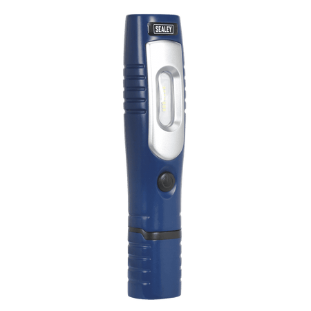 Sealey Rechargeable 360Ã‡Ã· Inspection Lamp 7 SMD + 3W LED Blue Lithium-ion Model No-20316