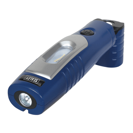 Sealey Rechargeable 360Ã‡Ã· Inspection Lamp 7 SMD + 3W LED Blue Lithium-ion Model No-20316