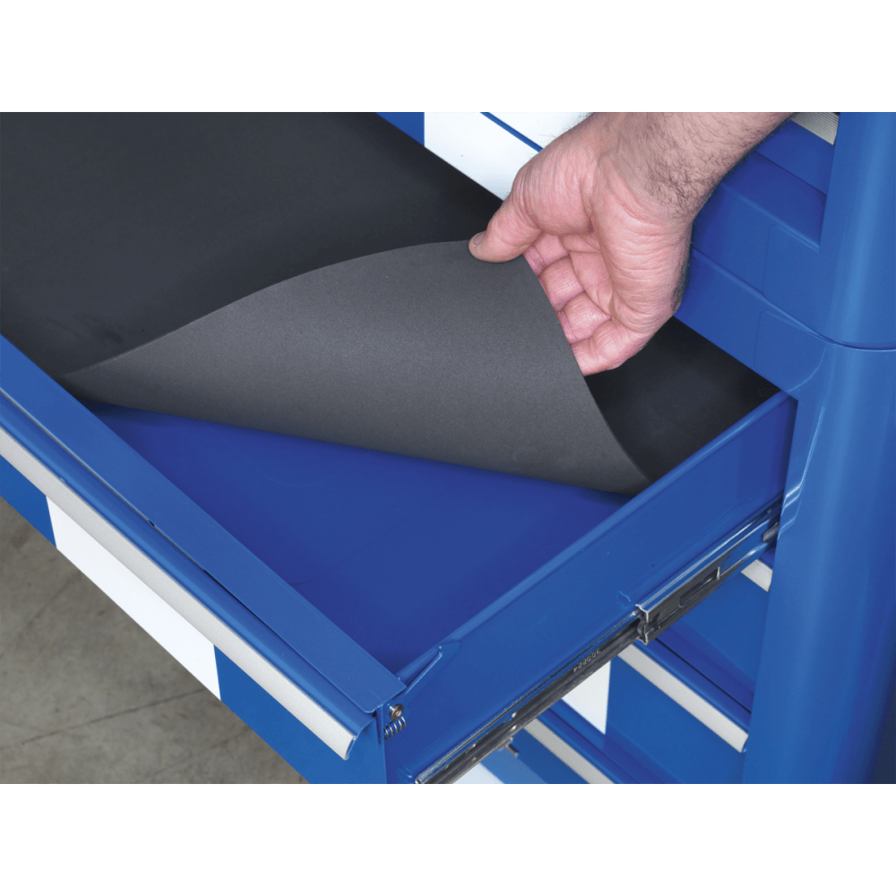 Sealey Topchest 4 Drawer Retro Style - Blue with White Stripe Model No-20336