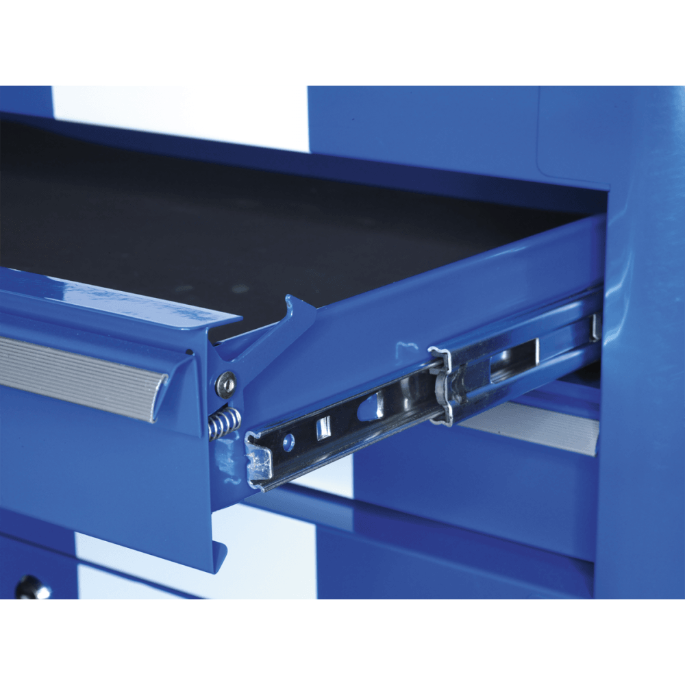 Sealey Rollcab 4 Drawer Retro Style- Blue with White Stripe Model No-20337