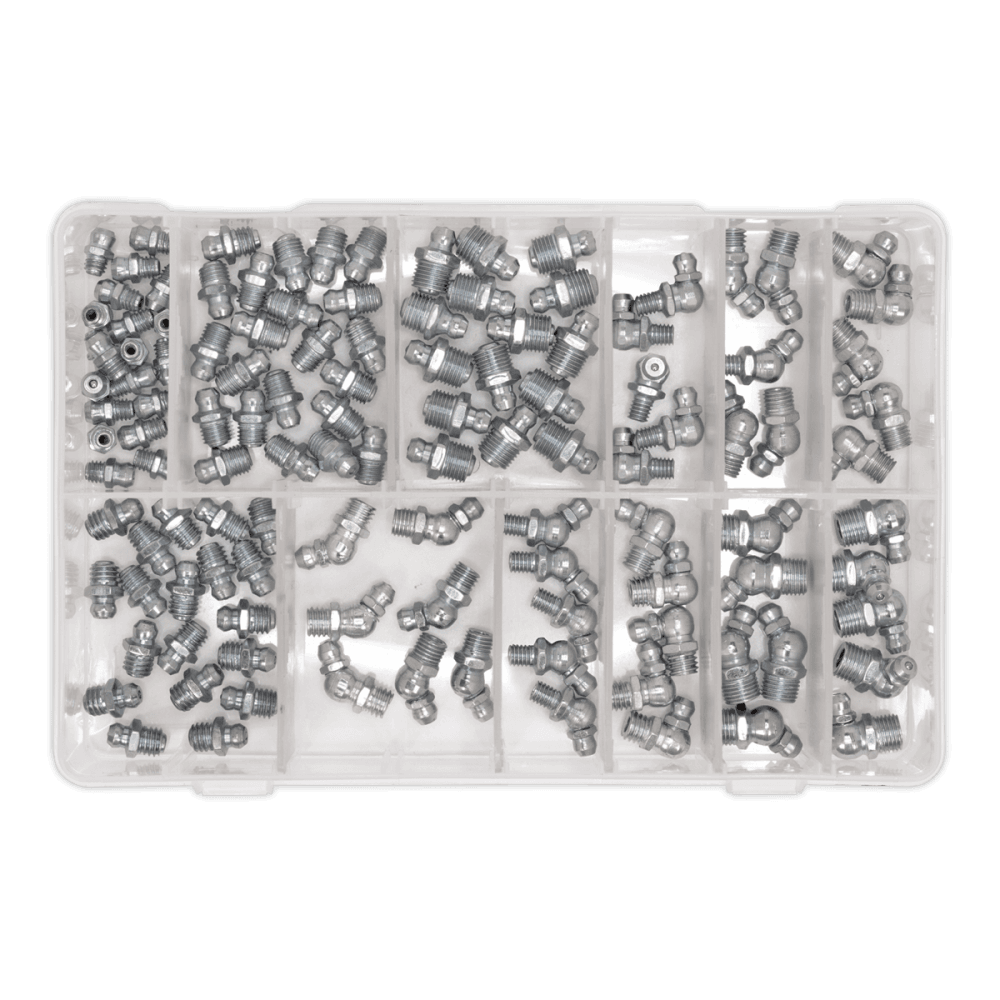 Sealey Grease Nipple Assortment 115pc Model No-20338