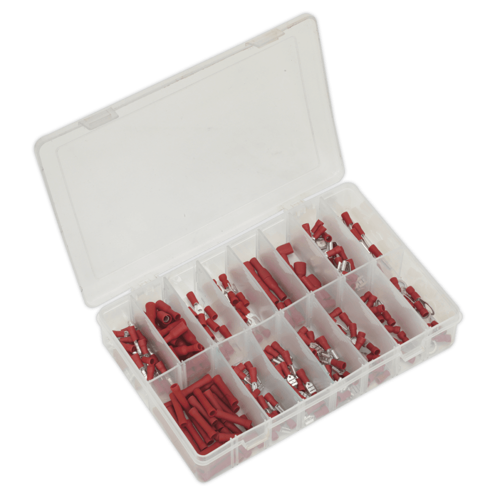 Sealey Crimp Terminal Assortment 260pc - Red Model No-20340