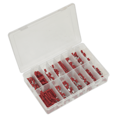 Sealey Crimp Terminal Assortment 260pc - Red Model No-20340