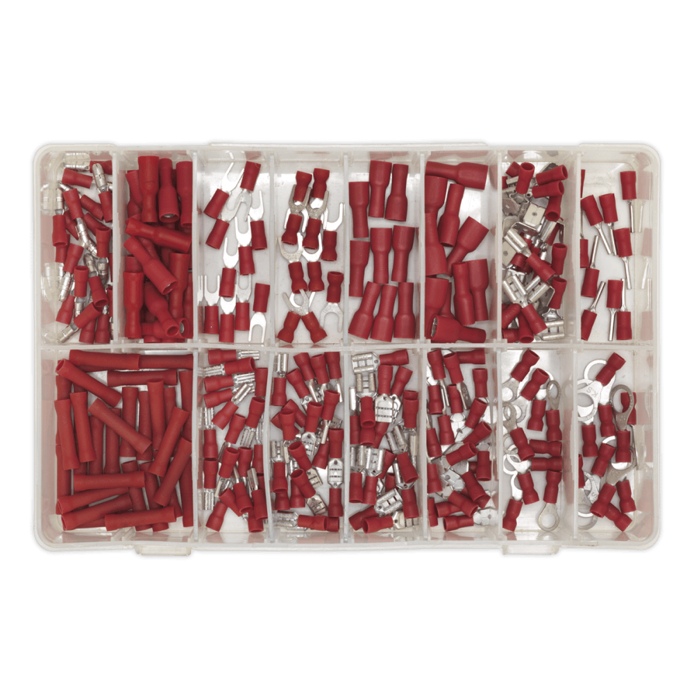 Sealey Crimp Terminal Assortment 260pc - Red Model No-20340