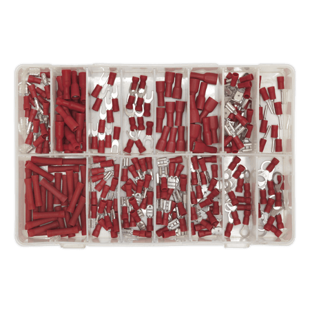 Sealey Crimp Terminal Assortment 260pc - Red Model No-20340