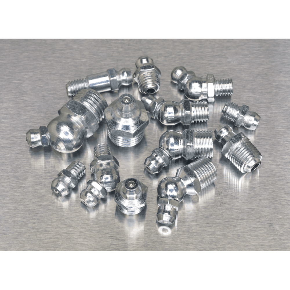 Sealey Metric/BSP/UNF Grease Nipple Assortment 130pc Model No-20342