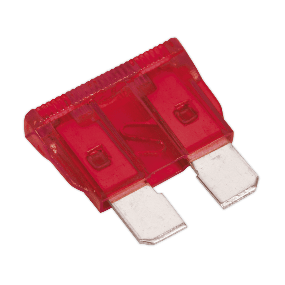 Sealey Automotive Standard Blade Fuse 10A Pack of 50 Model No-20360