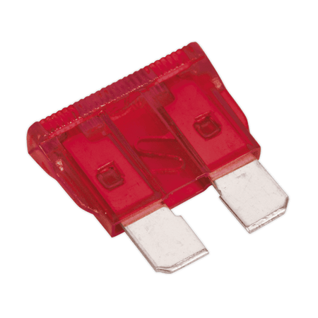 Sealey Automotive Standard Blade Fuse 10A Pack of 50 Model No-20360