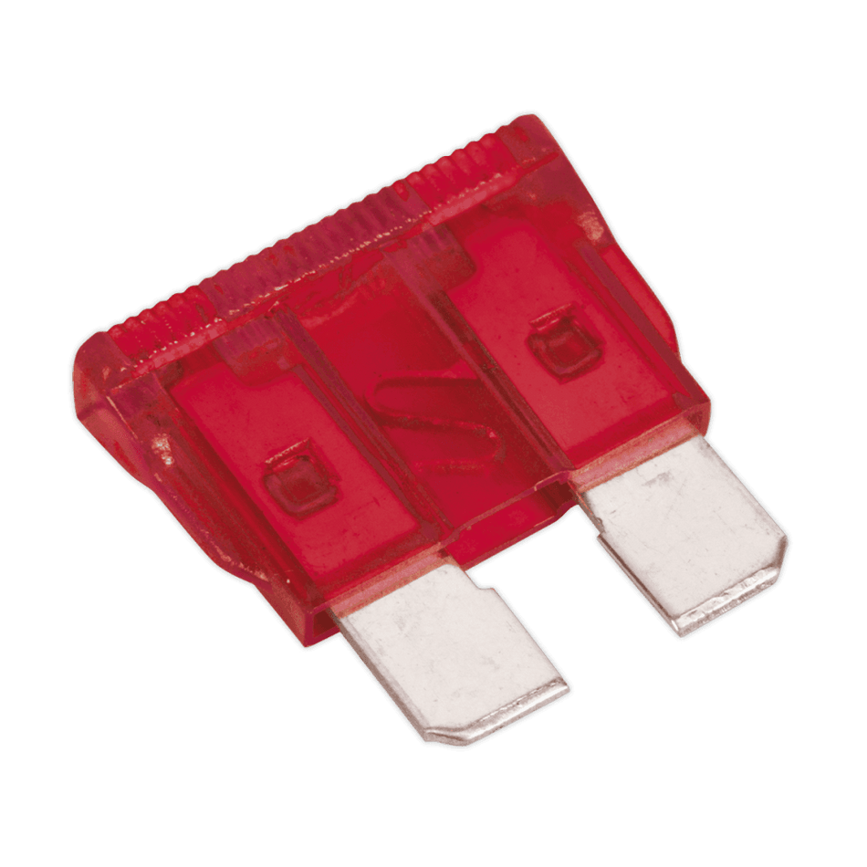 Sealey Automotive Standard Blade Fuse 10A Pack of 50 Model No-20360