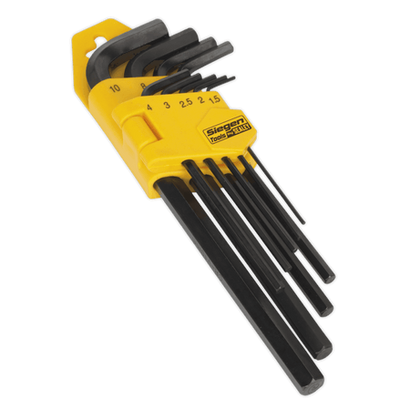 Sealey Hex Key Set 9pc Long Metric Model No-20374