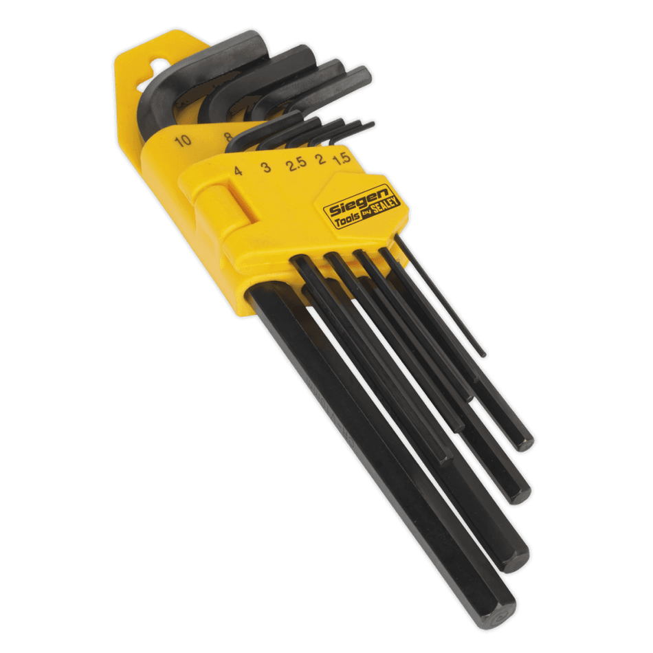 Sealey Hex Key Set 9pc Long Metric Model No-20374