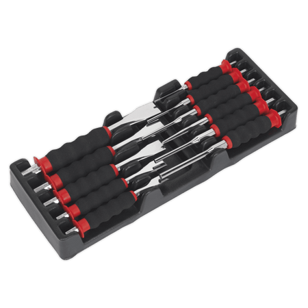 Sealey Sheathed Punch & Chisel Set 11pc Model No-20384