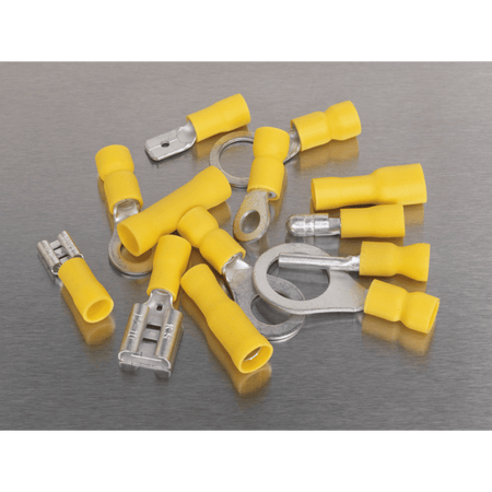 Sealey Crimp Terminal Assortment 140pc - Yellow Model No-20398
