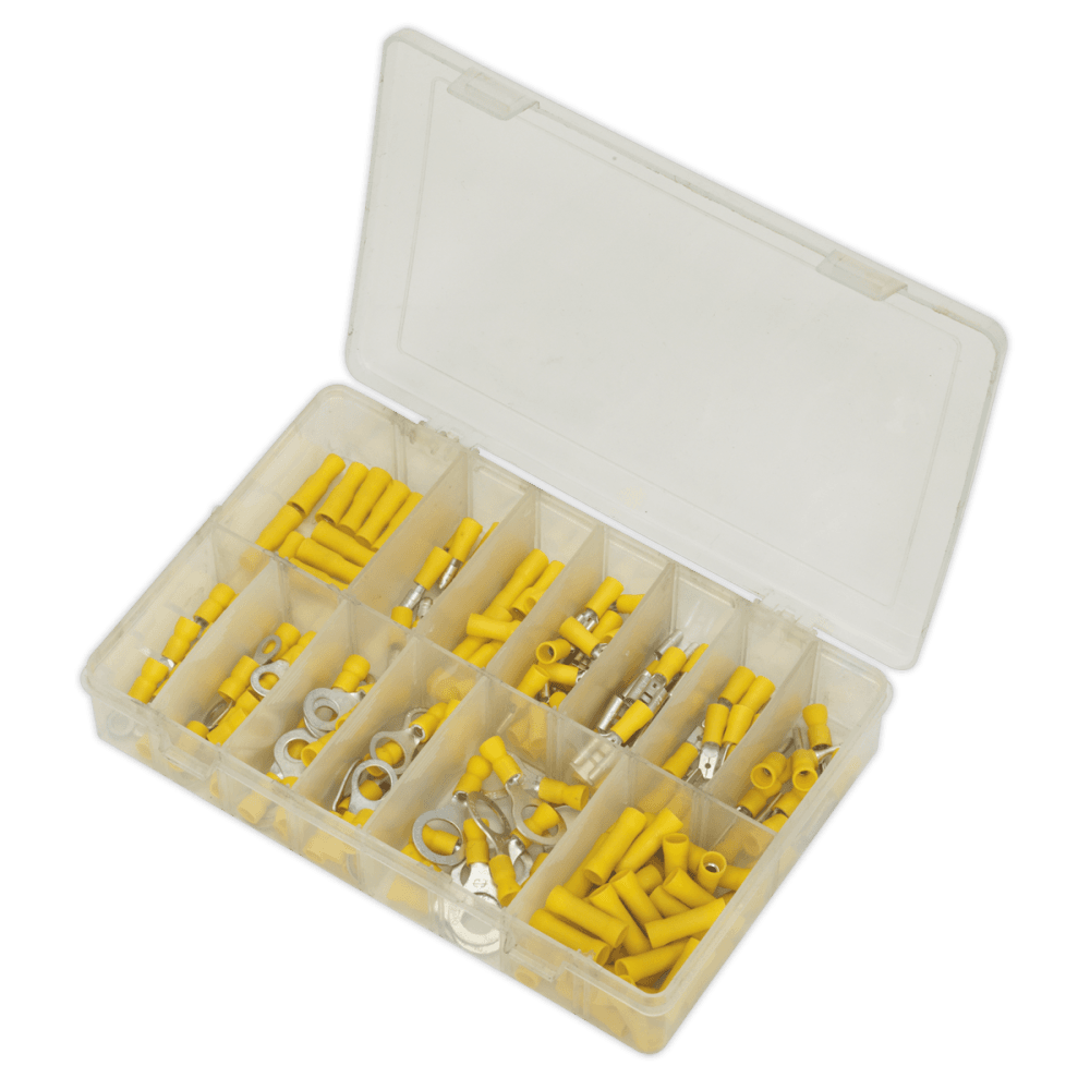 Sealey Crimp Terminal Assortment 140pc - Yellow Model No-20398