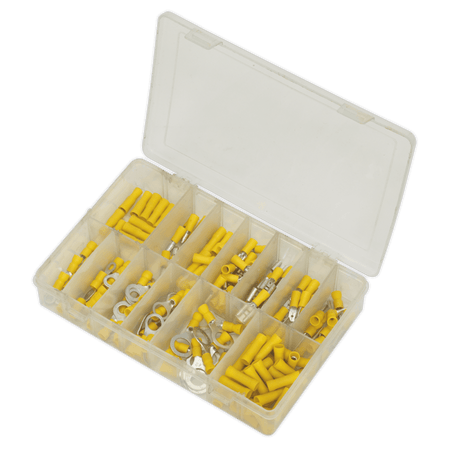 Sealey Crimp Terminal Assortment 140pc - Yellow Model No-20398