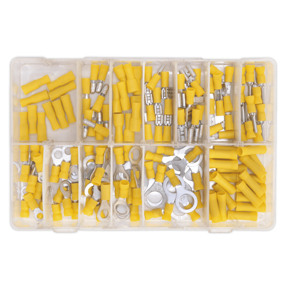 Sealey Crimp Terminal Assortment 140pc - Yellow Model No-20398